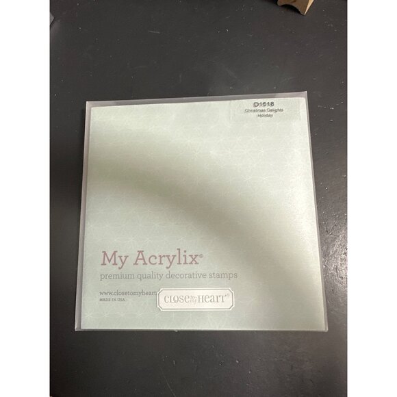 Close To My Heart My Acrylix D1518 Christmas Delights Clear Stamps Holiday Set - Picture 2 of 2